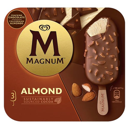 Magnum Ice Cream Sticks Almond 3x 100 ml
