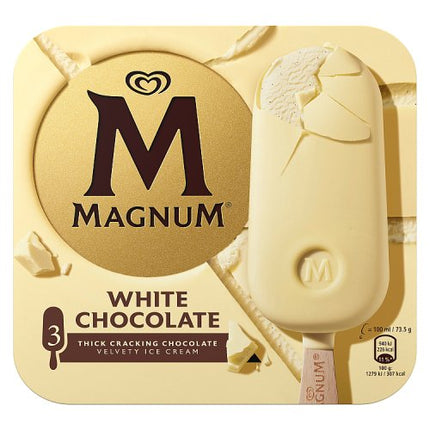 Magnum Ice Cream Sticks White 3x 100ml