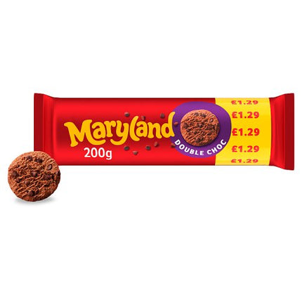 Maryland Double CC Cookies 200g £1.29