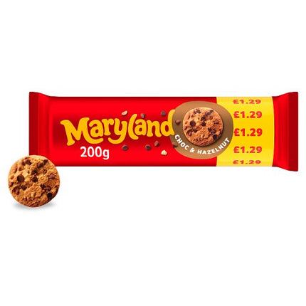 Maryland CC & Nut Cookies 200g £1.29