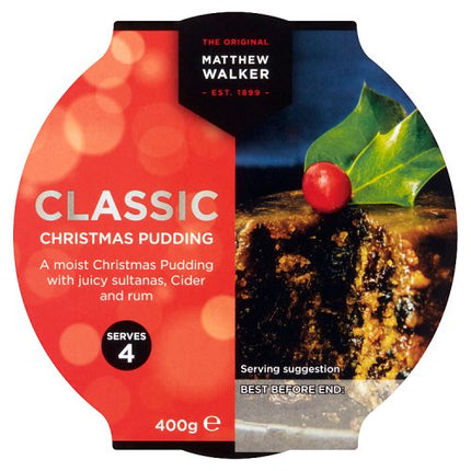 Matthew Walker Classic Vegan Christmas Pudding 400g