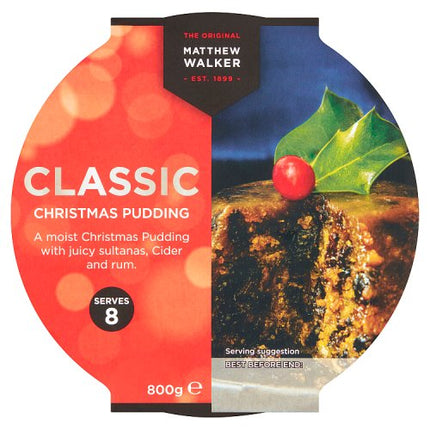 Matthew Walker Classic Vegan Christmas Pudding 800g