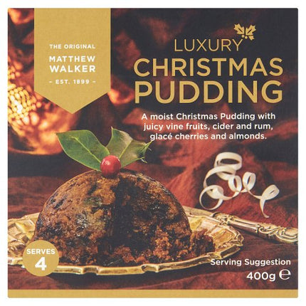 Matthew Walker Luxury Christmas Pudding 400g