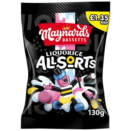 Maynard-Bassett Liquorice Allsorts 130g