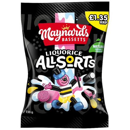 Maynard-Bassett Liquorice Allsorts 130g
