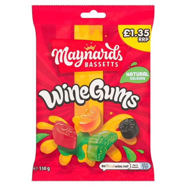 Maynard-Bassetts Wine Gums 130g