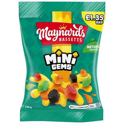 Maynards Bassetts Mini Gems 130g £1.35