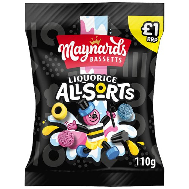 Maynard Bassetts Liquorice Allsorts 110g