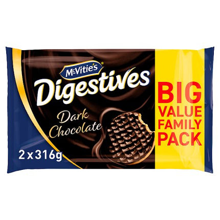 McVities Dark Chocolate Digestives Twin Packs