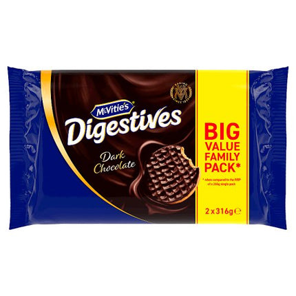 McVities Dark Chocolate Digestives Twin Packs