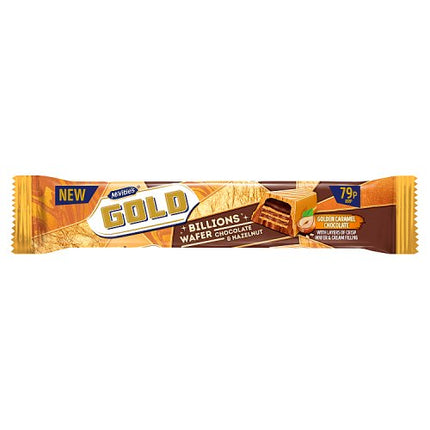 McVities Gold Billion Bar Chocolate & Hazelnut 39g