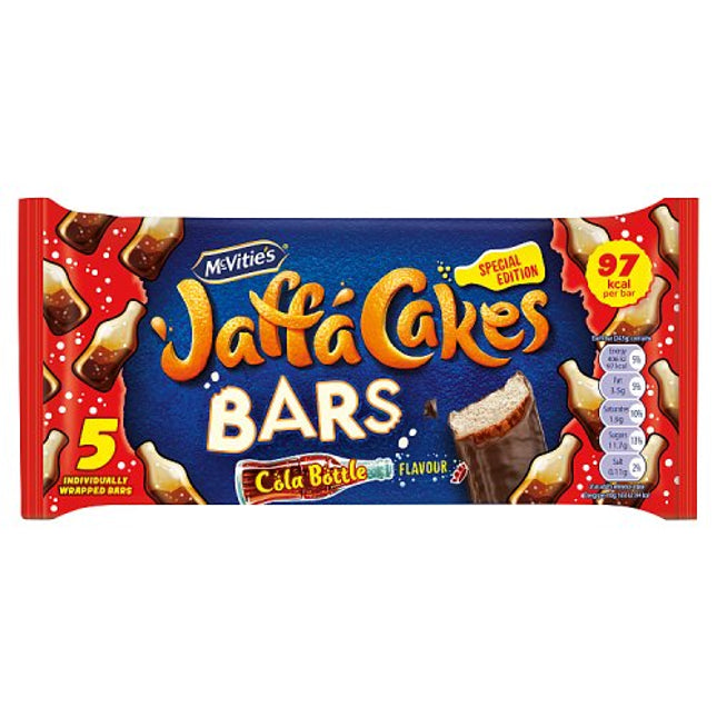 McVitie's Jaffa Cakes Cola Bars 5 Pack 122.5g