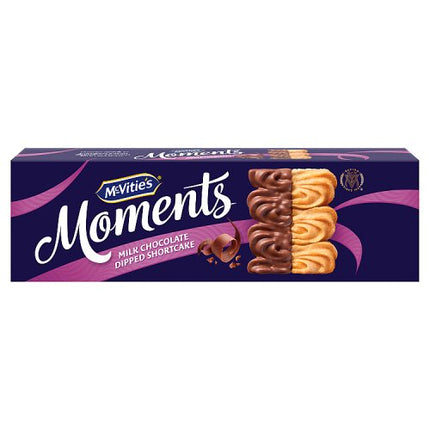 McVitie's Moments Milk Chocolate Dipped Shortcake 150g