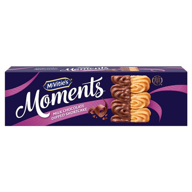 McVitie's Moments Milk Chocolate Dipped Shortcake 150g