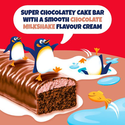 McVities Penguin Chocolate Milkshake Cake Bar 5 Pack