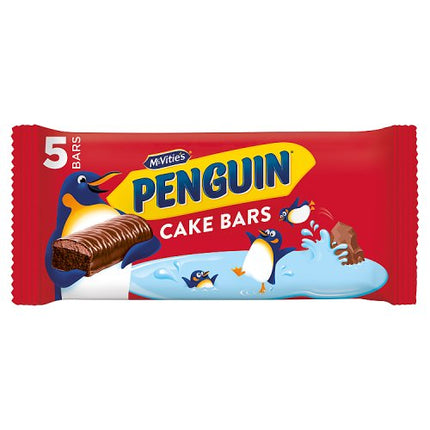 McVitie's Penguin Cake Bar 5 Pack 141.5g