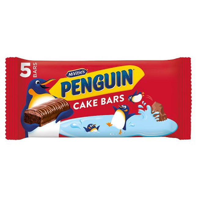 McVitie's Penguin Cake Bar 5 Pack 141.5g