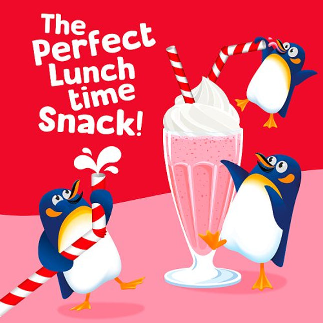 McVities Penguin Strawberry Milkshake Cake Bar 5 Pack