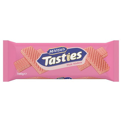 McVitie's Tasties Pink Wafer Biscuits 100g