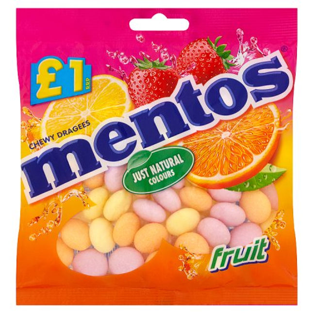 Mentos Fruit Chewy Dragees 135g £1.00