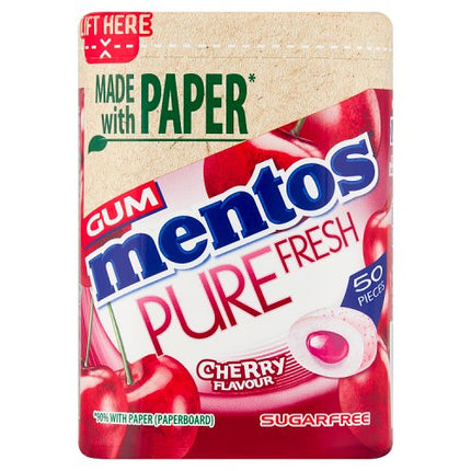 Mentos Gum Pure Fresh Cherry 50 Piece
