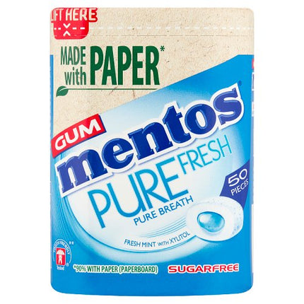 Mentos Gum Pure Fresh Freshmint 50 Piece