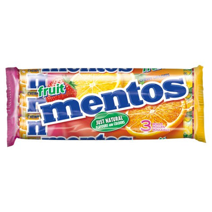Mentos Fruit Rolls 3 Pack