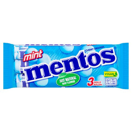 Mentos Mint Rolls 3 Pack