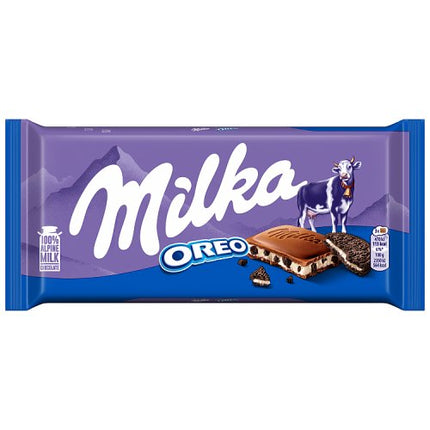 Milka with Oreo Cookie Block 100g