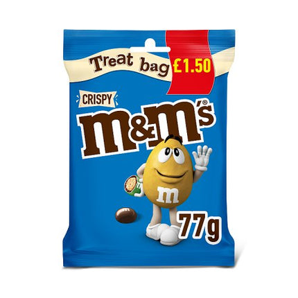 M&Ms Crispy Chocolate Treat Bag 77g