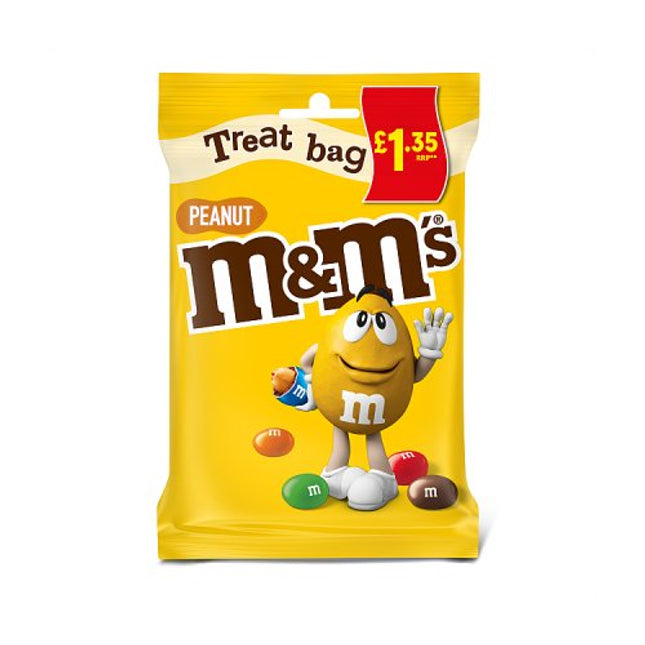 M&Ms Peanut Treat Bag 82g