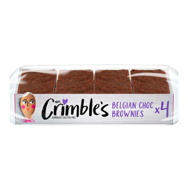 Mrs Crimbles Big Belgian Chocolate Brownies 190g