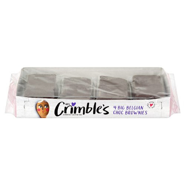 Mrs Crimbles Big Belgian Chocolate Brownies 190g
