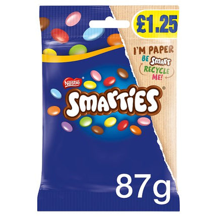 Smarties Pouch 87g £1.25