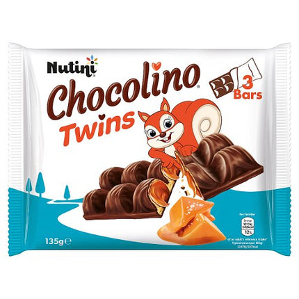 Nutini Chocolino Salt Caramel 3 Pack 135g