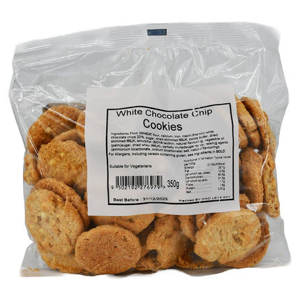 White Chocolate Chip Cookies 350g