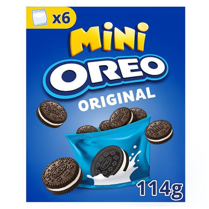 Oreo Mini Vanilla 6 Snack Packs 114g