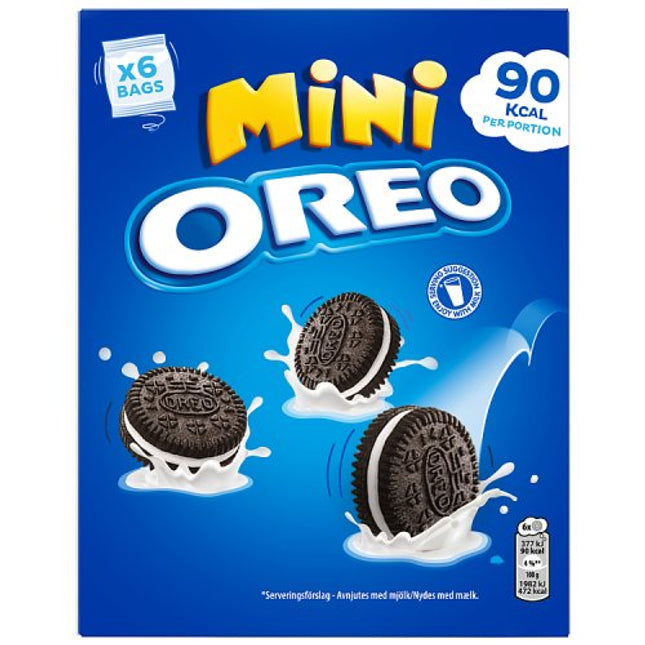 Oreo Mini Vanilla 6 Snack Packs 114g