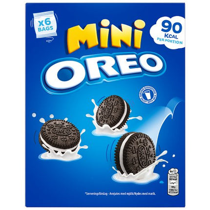 Oreo Mini Vanilla 6 Snack Packs 114g