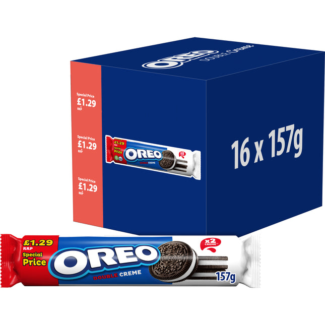 Oreo Double Creme Cookies 157g  £1.29