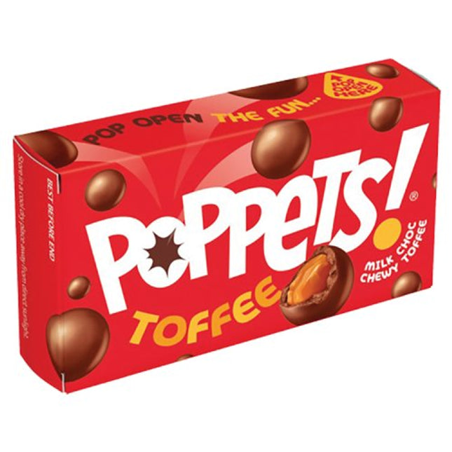 Poppets Milk Chocolate Toffee Carton 39g