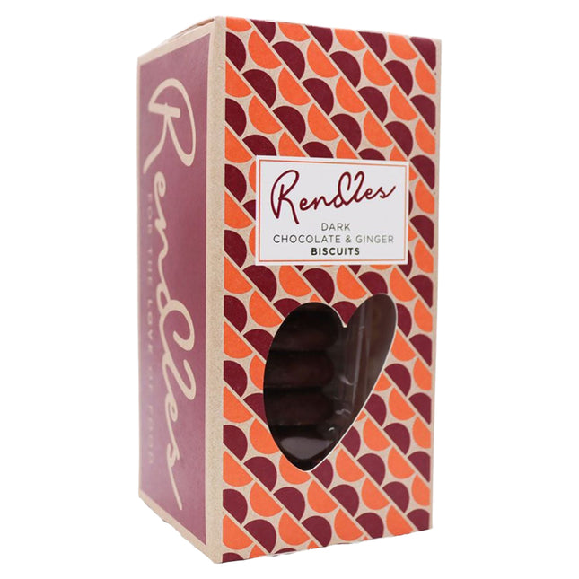 Rendles Dark Chocolate & Ginger Biscuits 150g