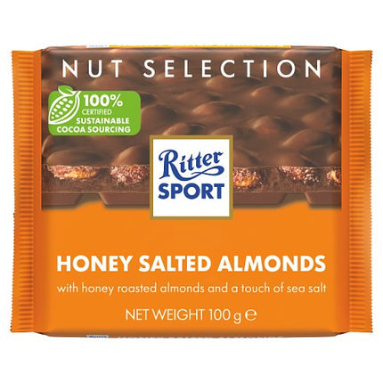 Ritter Sport Honey Salted Almond 100g