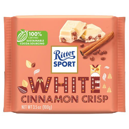 Ritter Sport White Cinnamon Crisp 100g