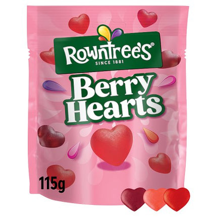 Rowntrees Berry Hearts 115g