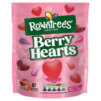 Rowntrees Berry Hearts 115g