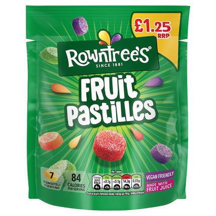Rowntrees Fruit Pastilles Pouch 114g £1.25