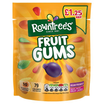 Rowntrees Fruit Gums Pouch 120g