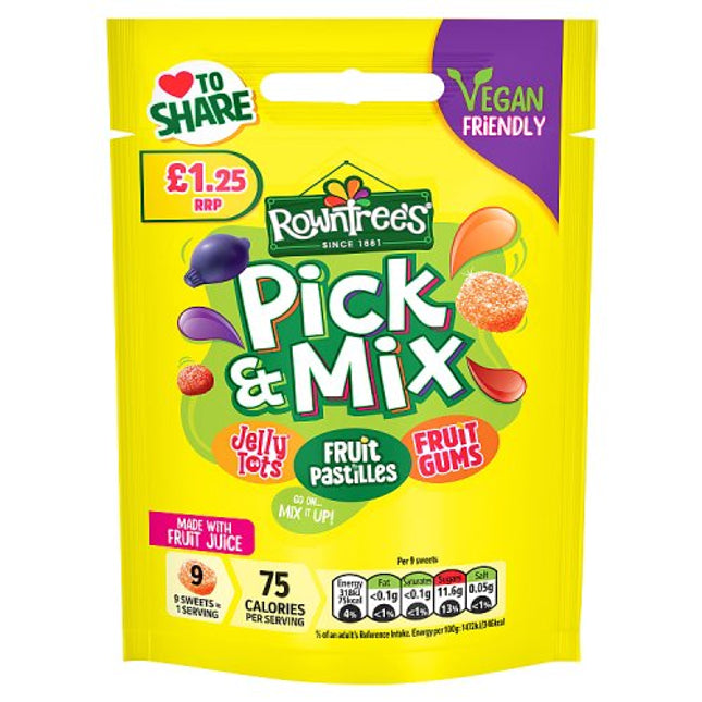 Rowntrees Pick & Mix Pouch 120g £1.25