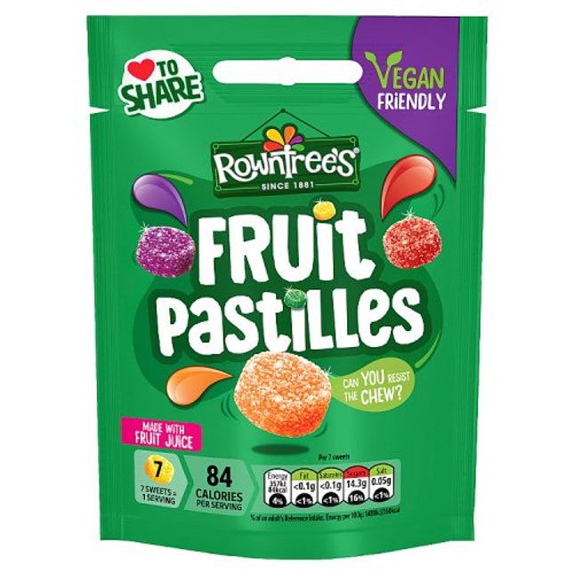 Rowntree's® Fruit Pastilles Sharing Bag 143g